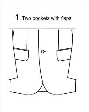 C7.1 TWO POCKETS WITH FLAPS