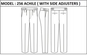 MODEL 256 ACHILLE -  WITH SIDE ADJUSTERS, ZIPPER, WITHOUT  WEDGE