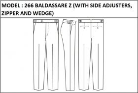 MODEL 266 BALDASSARE Z -  WITH SIDE ADJUSTERS, ZIPPER AND WEDGE