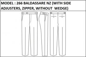 MODEL 266 BALDASSARE NZ -  WITH SIDE ADJUSTERS, ZIPPER, WITHOUT WEDGE