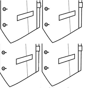 Ж21 TYPE OF SEWING BUTTONS