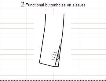 C41 FUNCTIONAL BUTTONHOLES