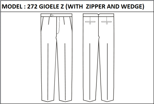 MODEL 272 GIOELE Z - WITH ZIPPER AND WEDGE