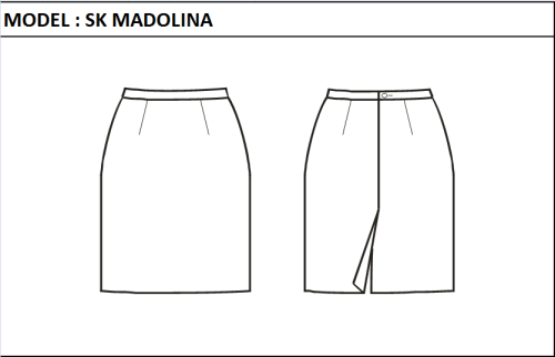 SK MADOLINA (CLASSIC SKIRT - SHORT)