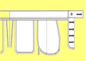 П12 - 3 CLOSURE WITH BUTTTONS