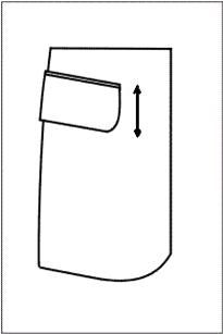 DEFINING POCKET FLAP