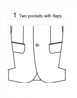 C7, C8.1 TWO POCKETS WITH FLAPS