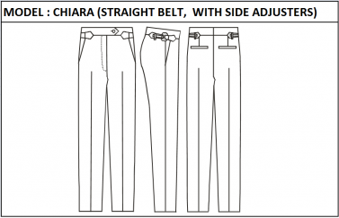 SK CHIARA (WITH STRAIGHT BELT AND  SIDE ADJUSTERS)