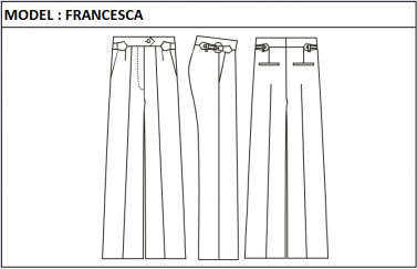 SK FRANCESCA ( WITH WIDE LEGS AND SIDE ADJUSTERS )