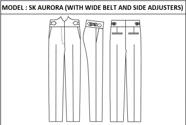 SK AURORA (STRAIGHT , WITH WIDE BELT AND  SIDE ADJUSTERS)