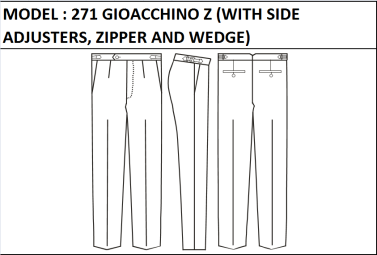 MODEL 271 GIOACCHINO Z - WITH SIDE ADJUSTERS, ZIPPER AND WEDGE
